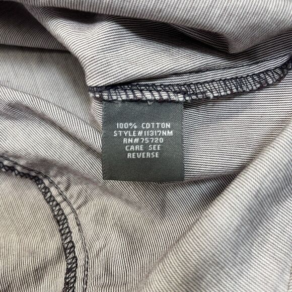 BKE Button-Up Shirt Men’s XL Gray Pocket Western Workwear Y2K Style 11317NM - Picture 9 of 14